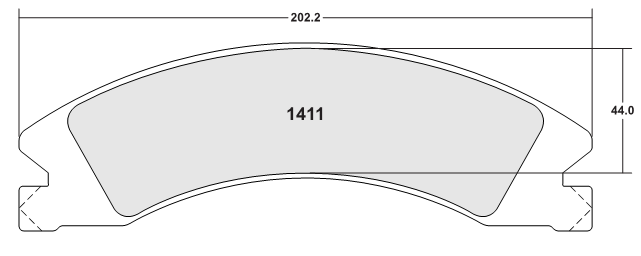 PFC 1411.12 Brake pads Z-RATED Photo-0