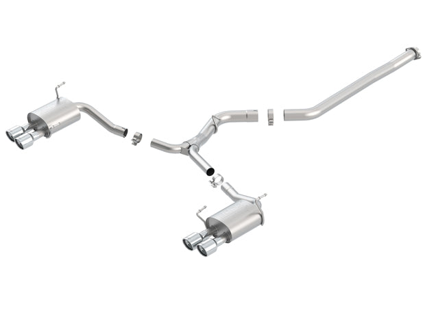 BORLA 140418 Cat Back Exhaust System WRX STI SEDAN 2011 2.5L TURBO Photo-0