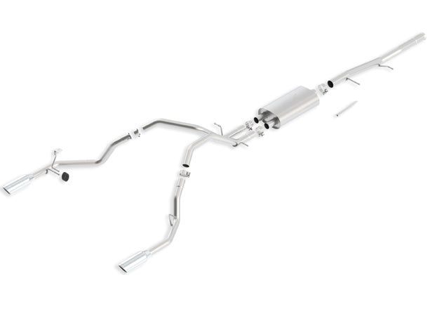 BORLA 140429 Cat Back Exhaust System SILV / SIERRA 1500 09- 11 4.8 / 5 Photo-0