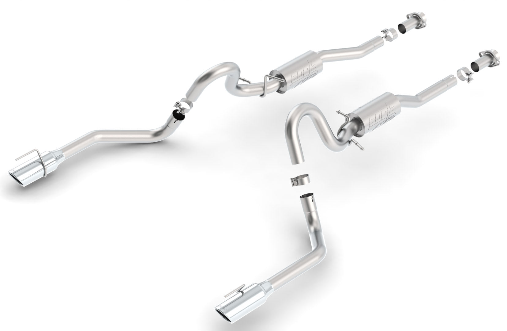 BORLA 140458 Cat Back Exhaust System MUST GT 99-04 4.6L V8 AT / MT Photo-0