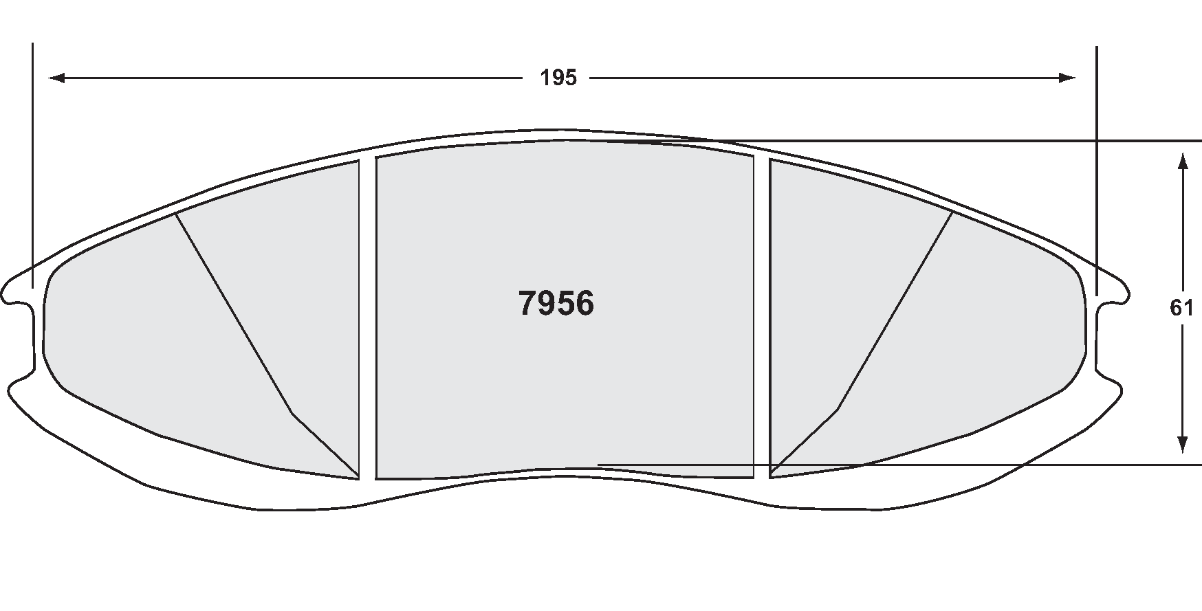 PFC 7956.42 Brake Pads for ZR56 Caliper (Z-Rated Compound) Photo-0