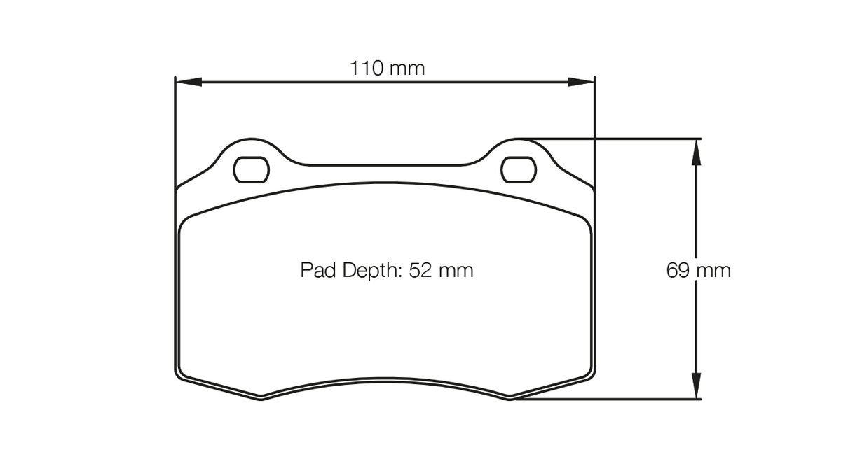 PAGID 1408-RSC1 Brake Pads for BREMBO 07.5146. GT (Lotus) (caliper family A, C, F) Photo-0