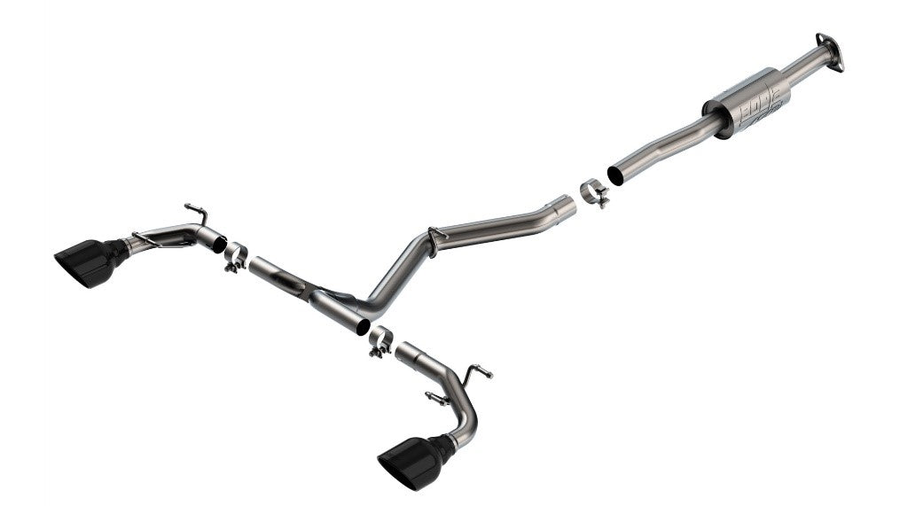 BORLA 140910BC Cat-Back Exhaust System ATAK® Black Chrome for SUBARU BRZ, TOYOTA GR 86 2022 Photo-0