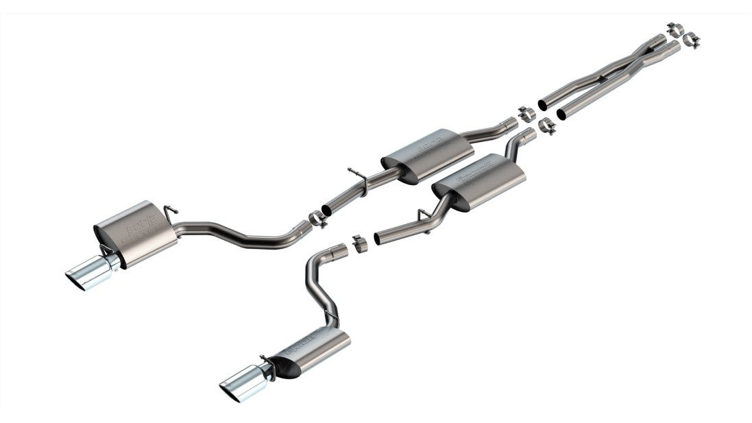 BORLA 140917 Cat-Back Exhaust System S-Type for Dodge Charger R/T 2019-2022 Photo-0