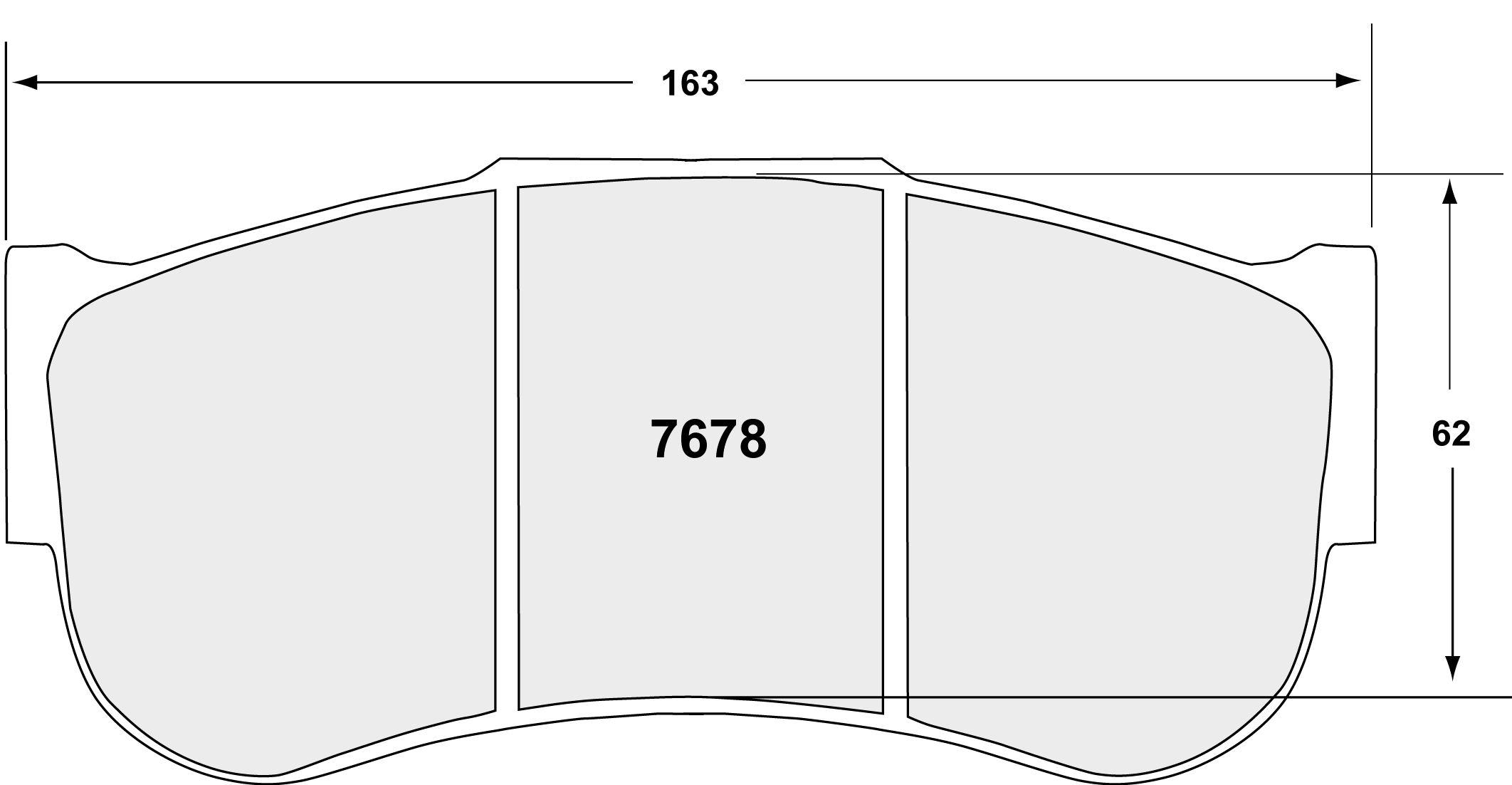 PFC 7678.15.30.44 Front Brake Pads for MERCEDES-AMG GT3/GT4 / NISSAN GT-R (R35) (15 compound, 30 mm) Photo-0