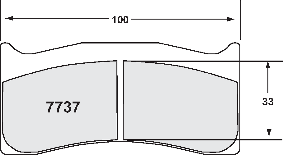 PFC 7737.80.20.34 Brake Pads (80 Compound, 20 mm) Photo-0