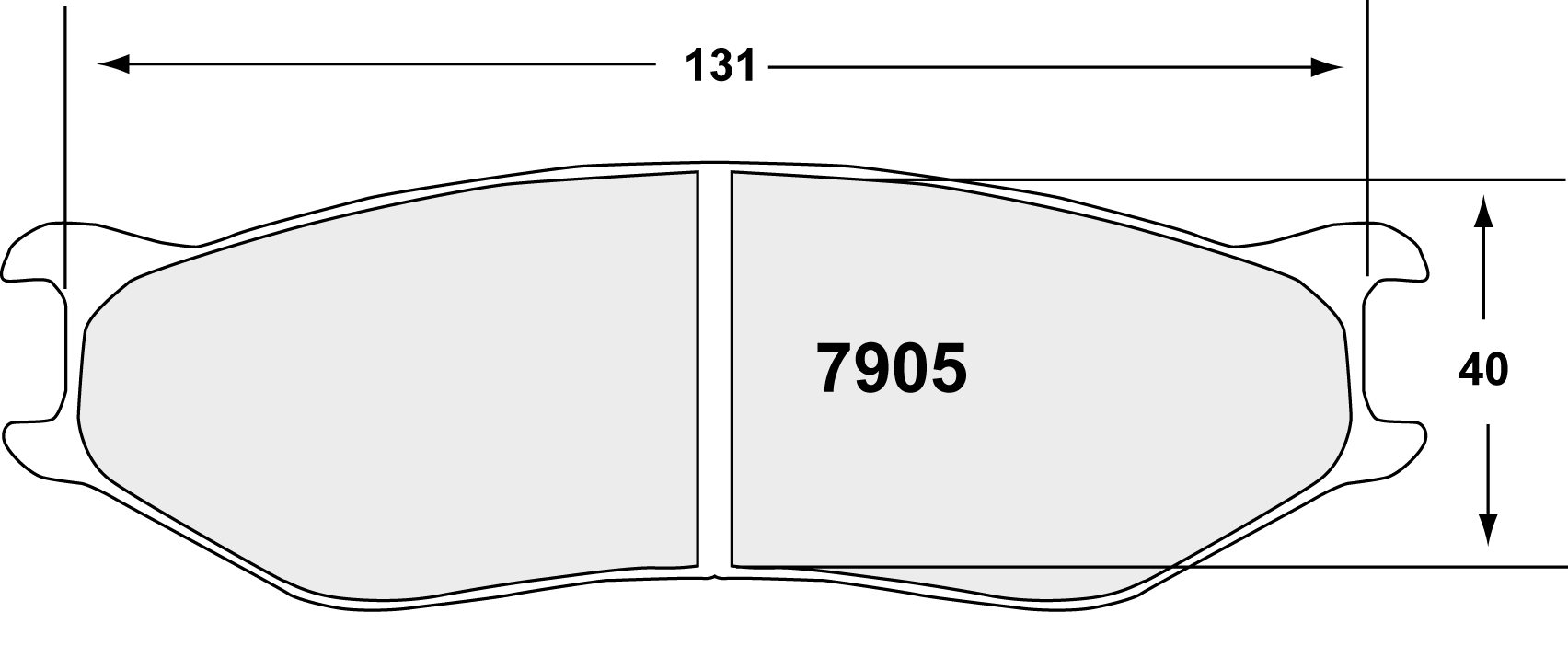 PFC 7905.14.25.44 Brake Pads (14 Compound, 25 mm) Photo-0