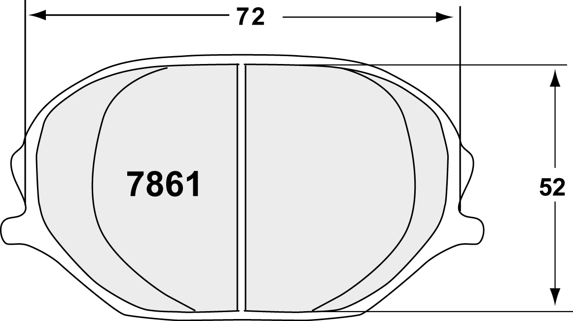 PFC 7861.10 Brake pads Z-RATED caliper PFC ZR31 Photo-0