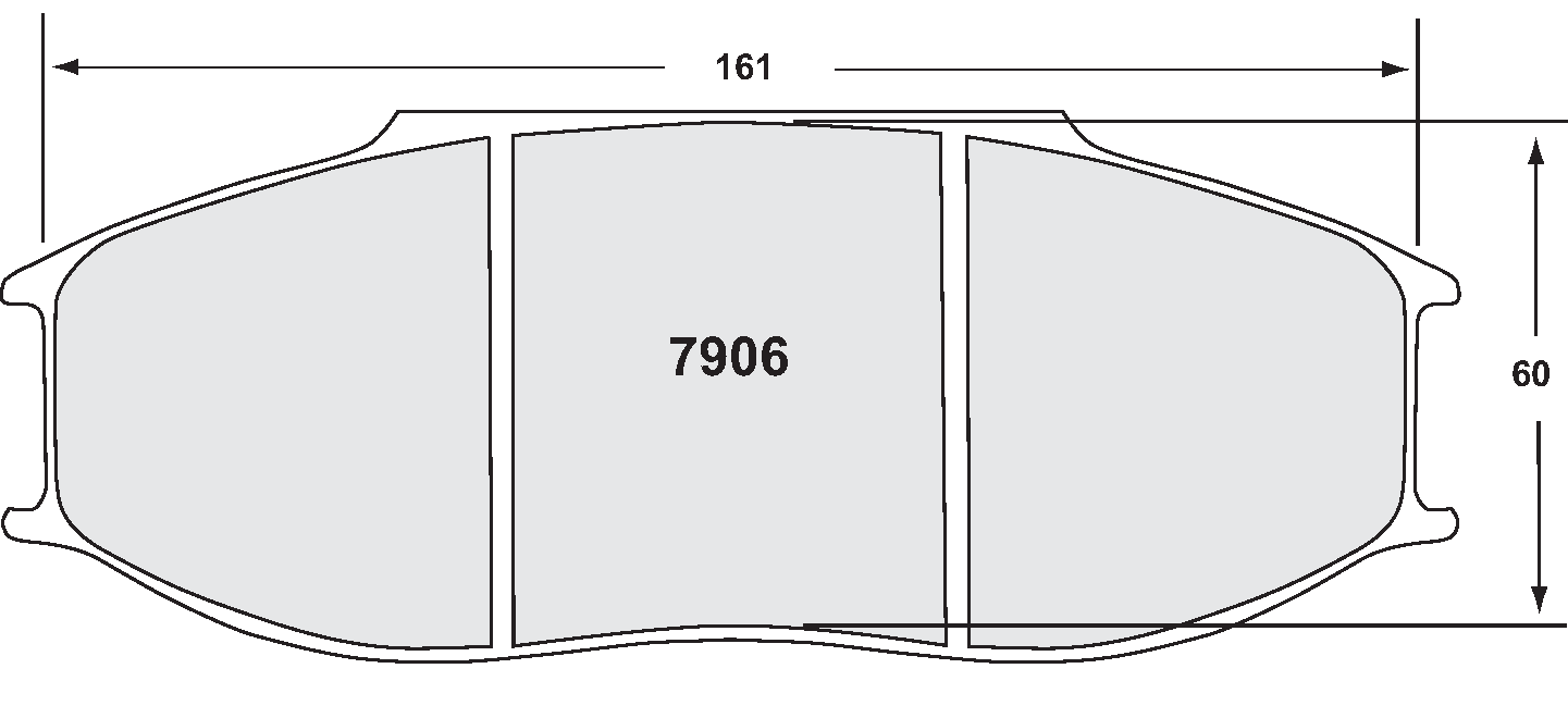 PFC 7906.15.30.44 Brake pads RACE 15 CMPD 30MM front RENAULT R.S. 01 Photo-0