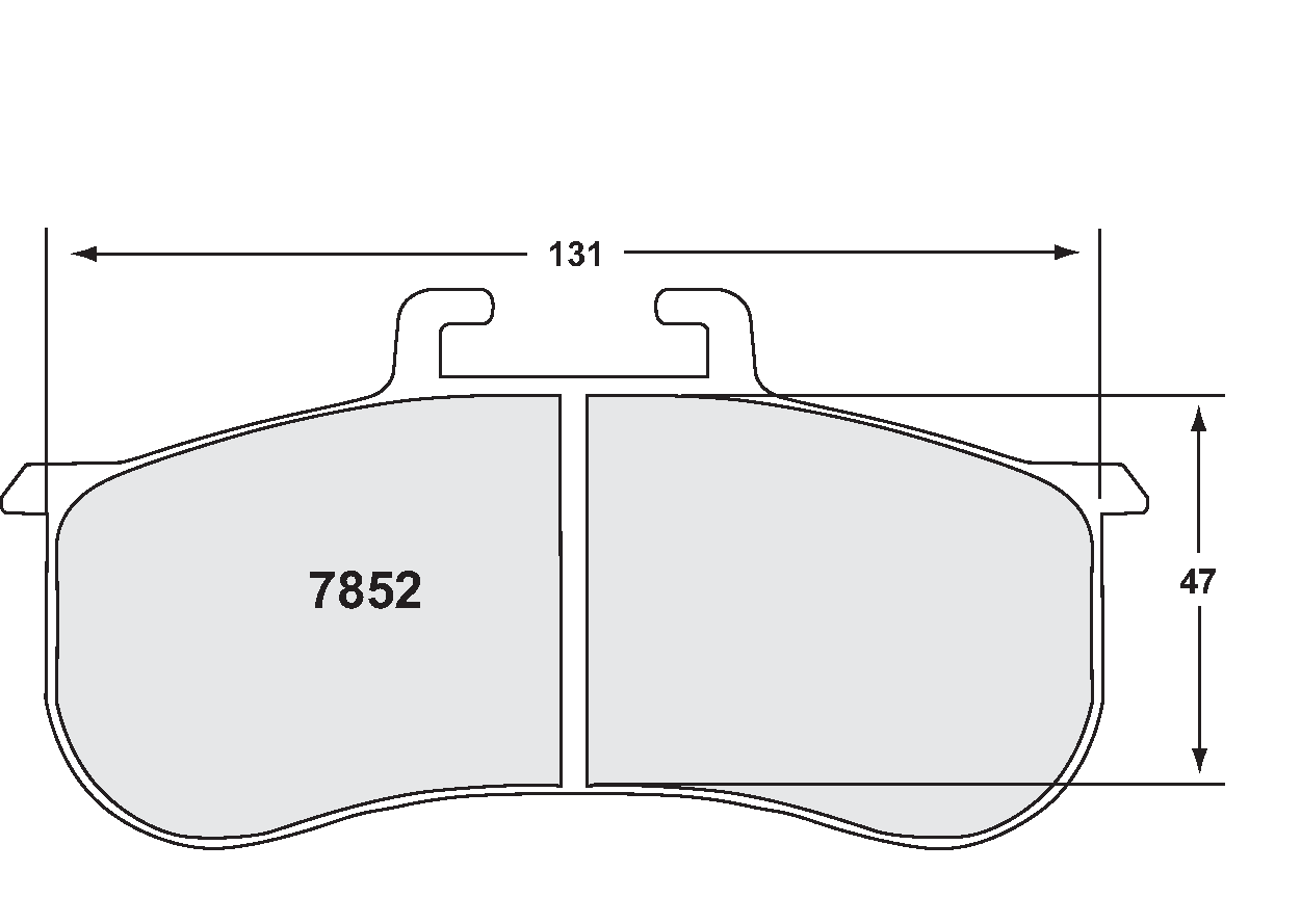 PFC 7852.10 Brake pads Z-RATED BMW E46 M3 ZR33 & ZR45 Photo-0