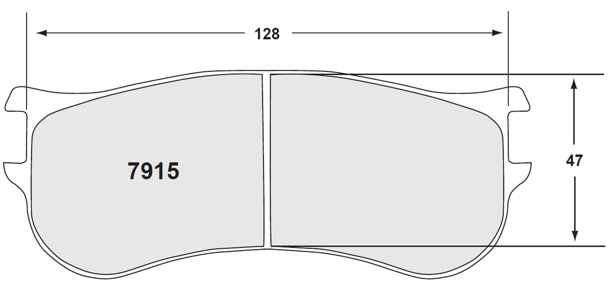 PFC 7915.11.19.44 Brake Pads for RENAULT Clio R3T Tarmac & Gravel (11 Compound, 19 mm) Photo-0