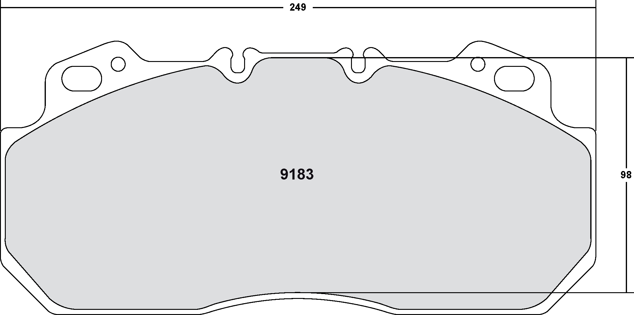 PFC 9183.11 Brake pads Z-RATED EVC Photo-0