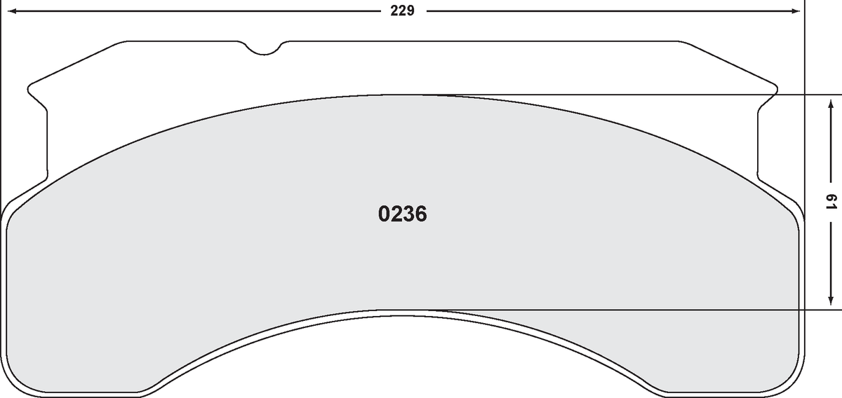 PFC 0236.22 Brake Pads for FORD B700 1988-1989 (Z-Rated Compound) Photo-0