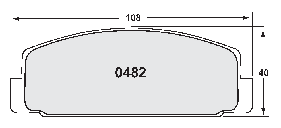 PFC 0482.10 Rear Brake Pads for MAZDA RX-7 RX7 1985-1996 (Z-RATED Compound) Photo-0