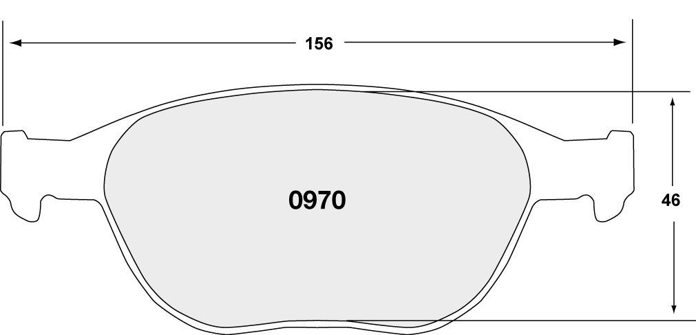 PFC 0970.22 Front Brake Pads for FORD Fiesta Mk 5 ST150 2005-2012 (Z-Rated Compound) Photo-0