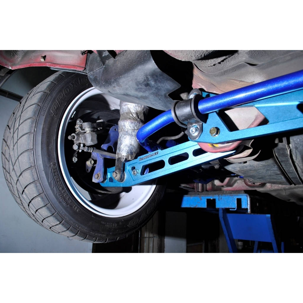 HARDRACE 7112 REAR LOWER CONTROL ARM RUBBER-ALUMINUM 2PCS/SET HONDA CIVIC EK Photo-1