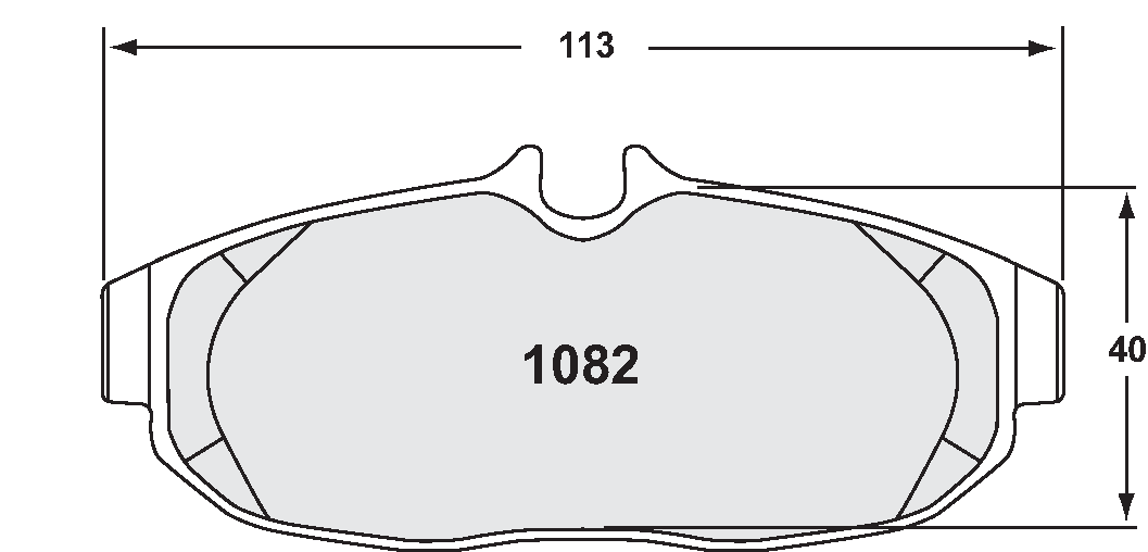 PFC 1082.10 Rear Brake Pads for FORD Mustang 2007 GT500 (Z-Rated Compound) Photo-0