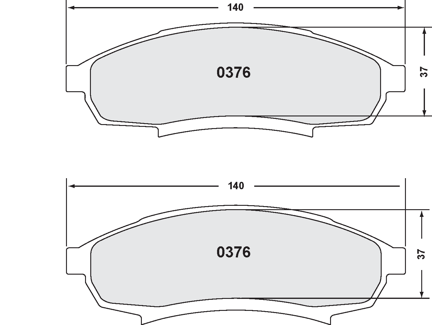 PFC 0376.22 Brake Pads (Z-Rated Compound) Photo-0