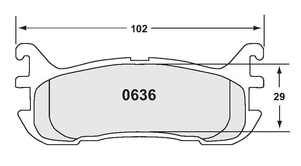 PFC 0636.11.13.44 Rear Brake Pads for MAZDA MX5 1994-2005 (11 Compound, 13mm) Photo-0