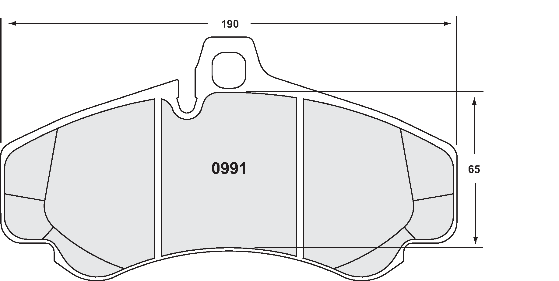 PFC 0991.13.17.44 Front Brake Pads for PORSCHE 996 GT2/GT3 / 997 Turbo/GT3 380mm (13 Compound, 17 mm) Photo-0