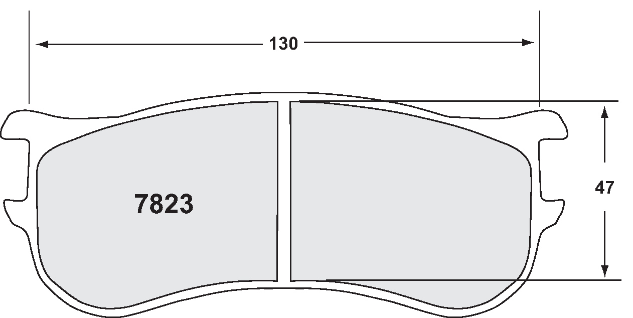 PFC 7823.01.22.44 Brake Pads for Caliper ZR22 / ZR49 (01 Compound, 22 mm) Photo-0