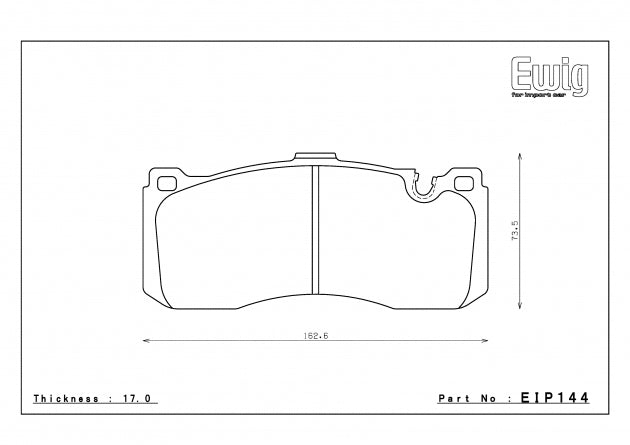ENDLESS EIP144MX72 Front brake pads BMW E82/E87/E90/E91 Perf.Caliper Photo-0