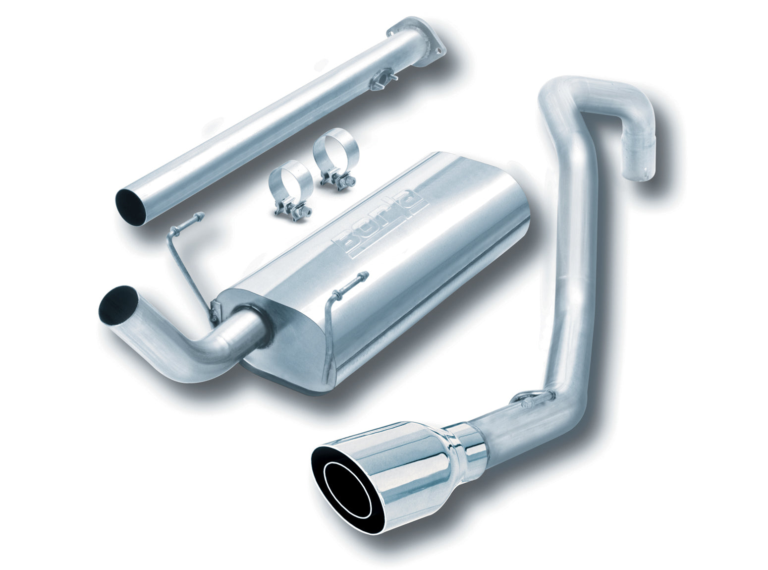 BORLA 14659 Cat Back Exhaust System 4RUN 96-99 2.7L 4CYL / 3.4L 6CYL Photo-0