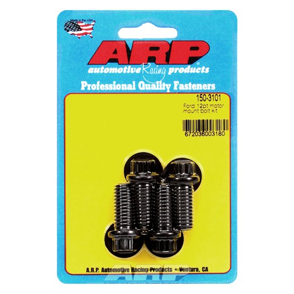 ARP 150-3101 Motor Mount Bolt Kit for FORD 289-302-351W. 12pt Photo-0