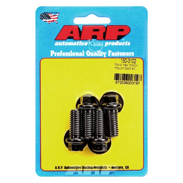 ARP 150-3102 Motor Mount Bolt Kit for FORD 289-302-351W. hex Photo-0