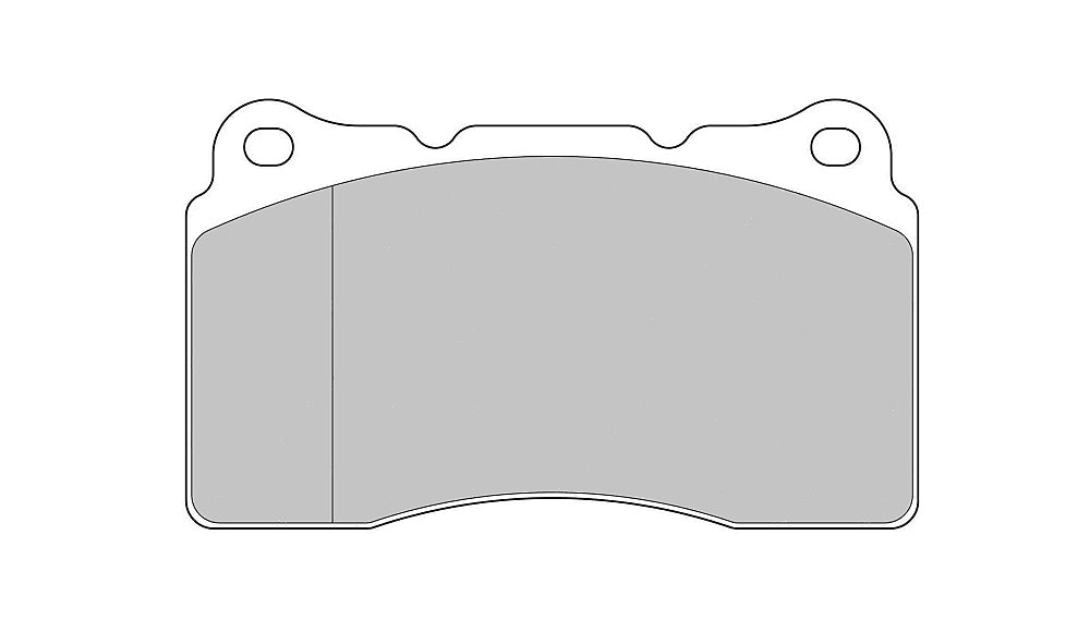 FERODO FCP1334R Front Brake Pads DS3000 for MITSUBISHI EVO X / SUBARU STI / AUDI TT RS (8J) / RS3 (8P) Photo-0