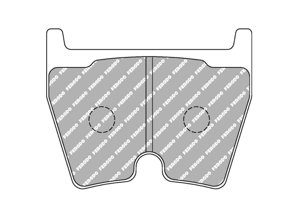 FERODO FCP1664H Front Brake Pads DS2500 for AUDI R8 / TT RS / LAMBORGHINI Gallardo / Murcielago Photo-0