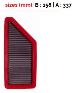 BMC FB442/08 AIR FILTER 158x515 Photo-0
