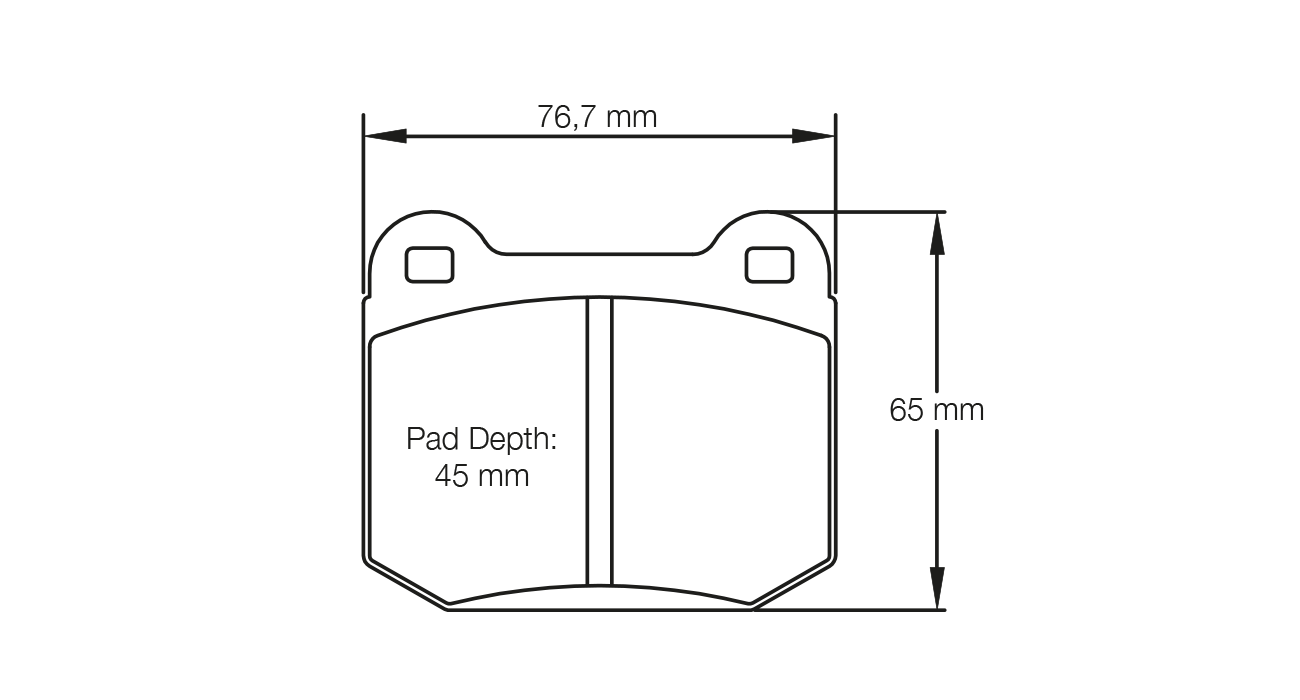 PAGID 1587-RS44 Brake Pads for (rear) MITSUBISHI EVO V -IX / SUBARU STI Photo-0