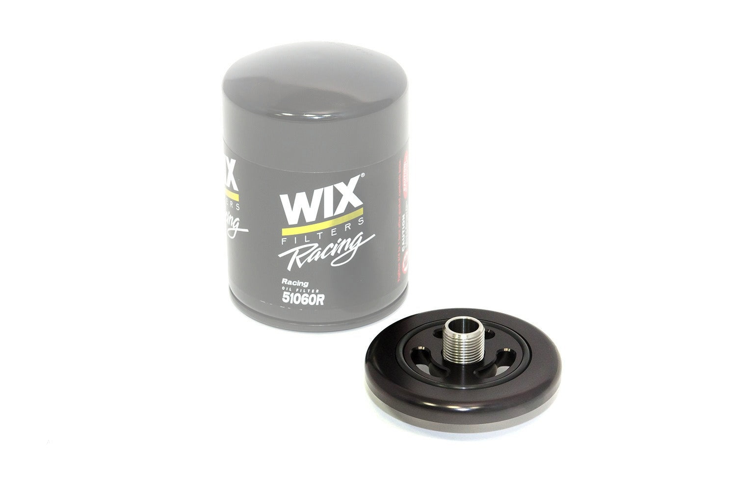 AMS ALP.07.04.0028-1 CNC Billet Oil Filter Adapter NISSAN R35 GT-R (Race filter) Photo-0