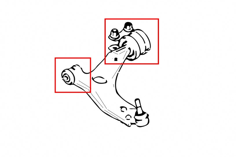 HARDRACE 6630 FRONT LOWER ARM BUSHING Harden Rubber Equipped. 4 PCS/SET MAZDA 3 / FORD FOCUS 2 Photo-1