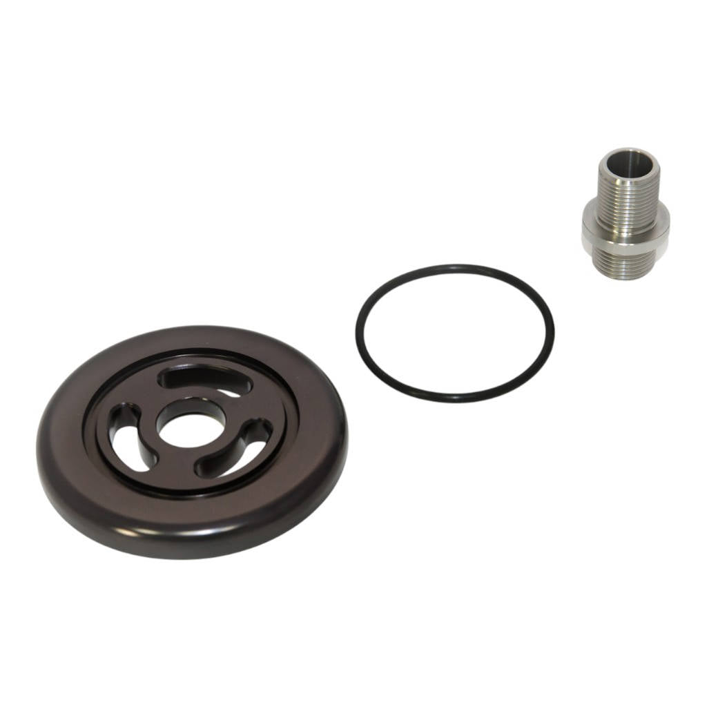 AMS ALP.07.04.0028-3 CNC Billet Oil Filter Adapter for NISSAN GT-R (R35) Photo-0