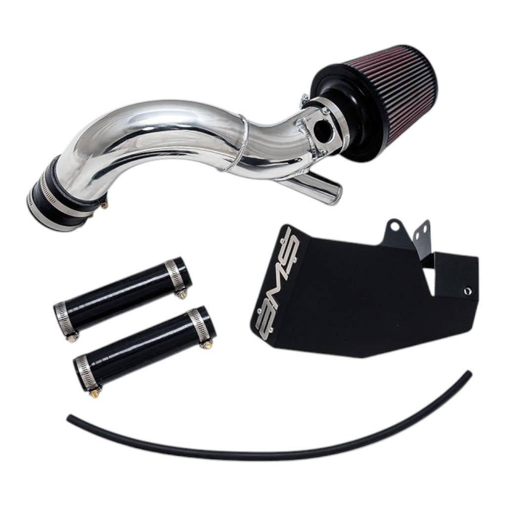 AMS AMS.04.08.0002-2 Intake Pipe with MAF Housing and Breather Bungs (Black) for MITSUBISHI EVO X Photo-0