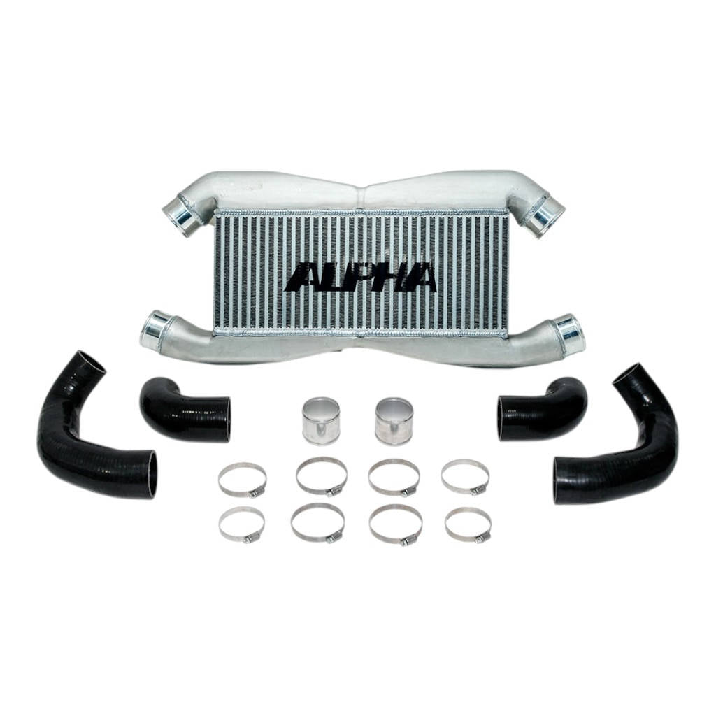 AMS ALP.07.09.0007-1 Front Mount Intercooler for ALPHA IC Piping (With Logo) for NISSAN GT-R (R35) Photo-1