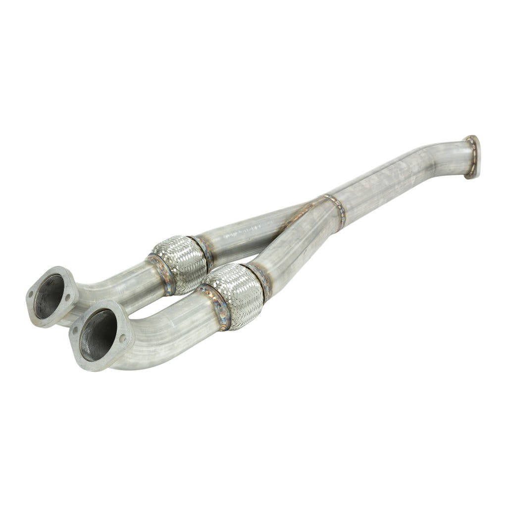 AMS ALP.07.05.0003-1 Midpipe / Y-Pipe Non-Rresonated 90mm Exit for NISSAN R35 GT-R Photo-0