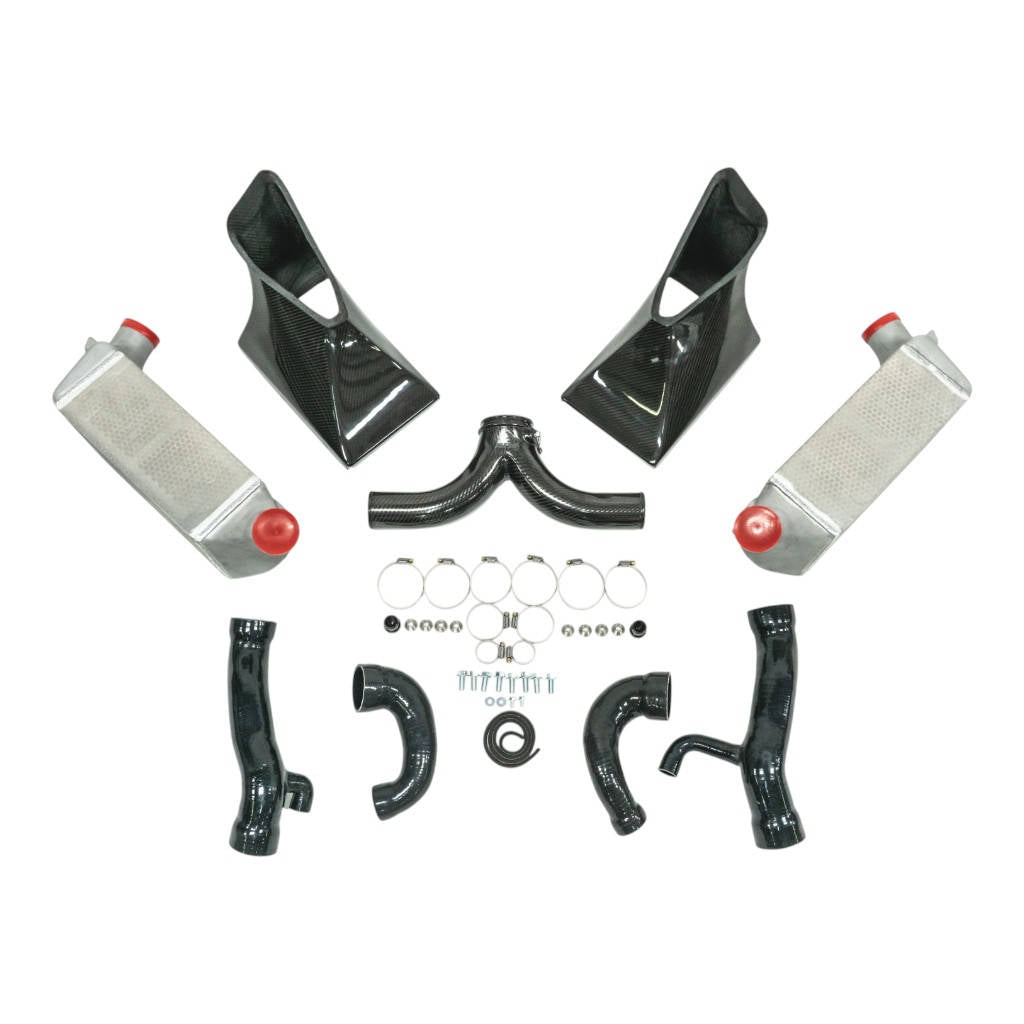 AMS ALP.09.09.0001-2 Intercooler system for Stock Framed Turbos for PORSCHE 997.1 Photo-0