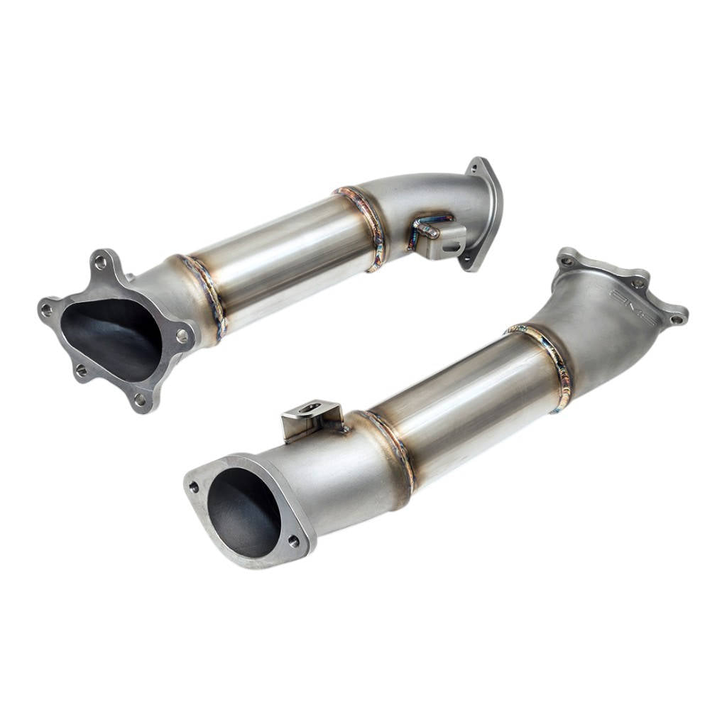 AMS ALP.07.05.0001-1 Cast Downpipes with NO CATS for NISSAN GT-R (R35) Photo-0
