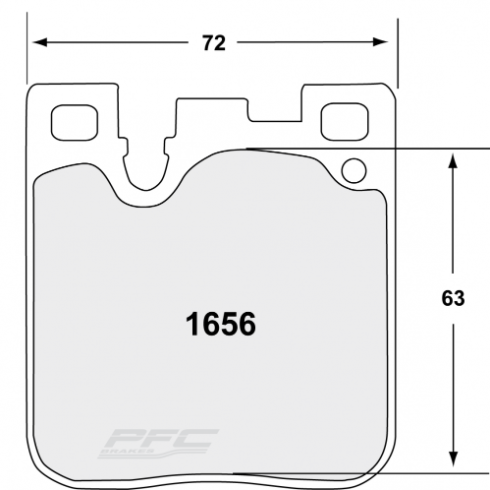 PFC 1656.10 Rear Brake Pads for BMW M3 (F80) / M4 (F82) / M2 (F87) (Z-Rated Compound) Photo-0