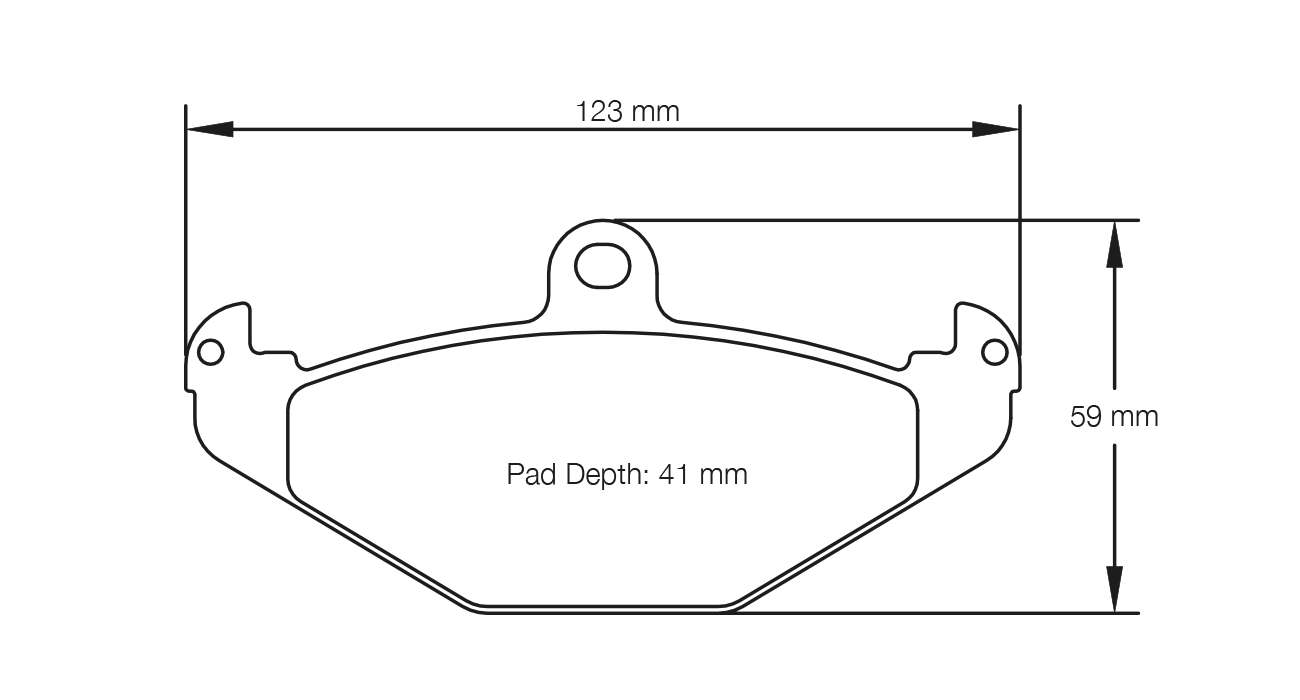 PAGID 1682-RS42 Rear brake pads RS42 LOTUS Exige V6 Sport 360 Cup Photo-0