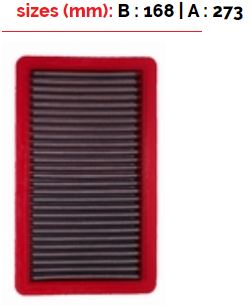 BMC FB213/01 AIR FILTER 168X226 Photo-0