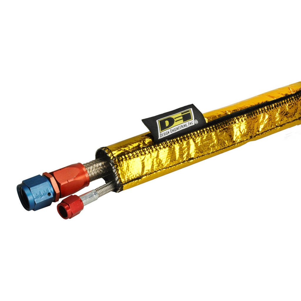 DEI 010458 TBA Heat Shroud 1/2" to 1-1/4" I.D. x 3ft GOLD Photo-6