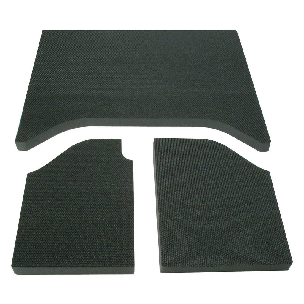 DEI 050132 Sound Deadening Headliner JEEP Wrangler 2007 to 2010 2 Dr 3-pc Black Photo-0