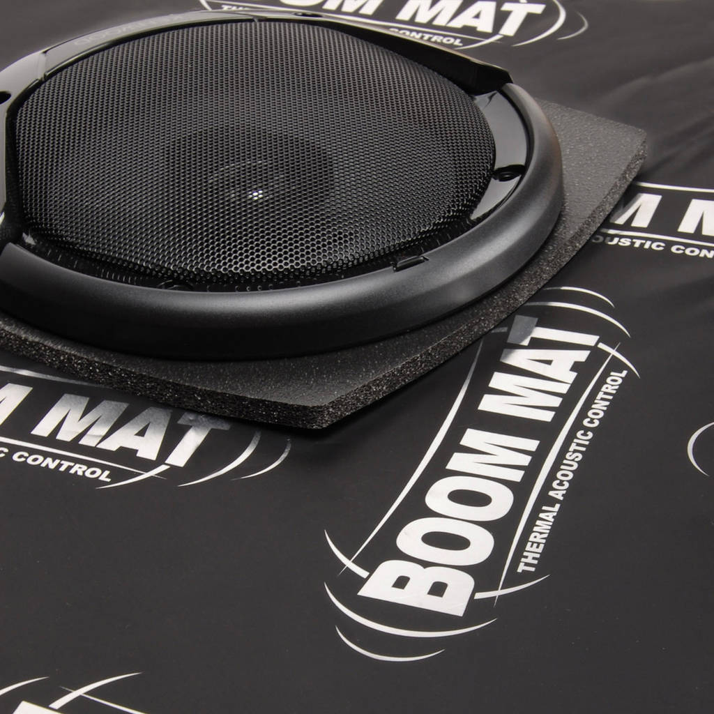 DEI 050321 Speaker Baffles 5-1/4" Round Slim 6-1/2"w x 6-1/2"h x 2-1/2"d Pair Photo-4
