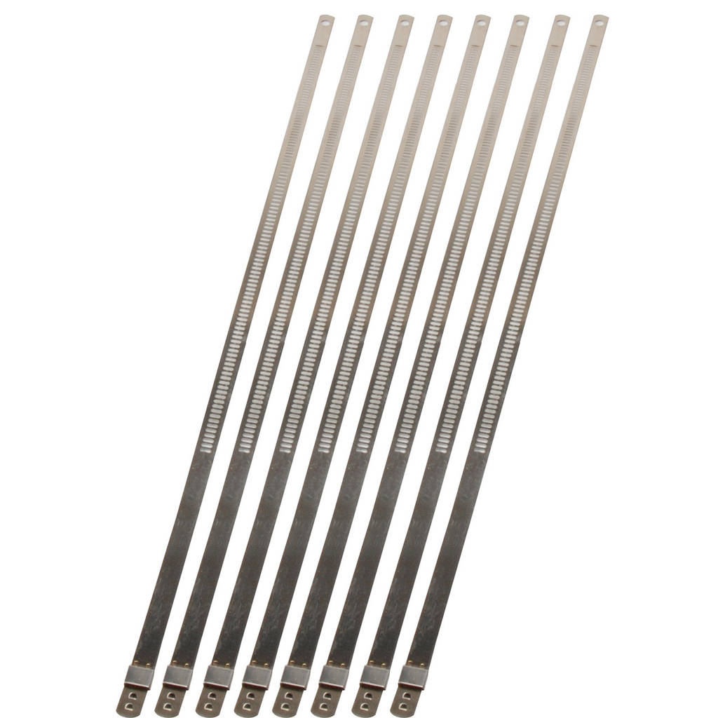 DEI 010208 Stainless Steel Positive Locking Tie 1/4" (7mm) x 9"- 8 per pack Photo-0