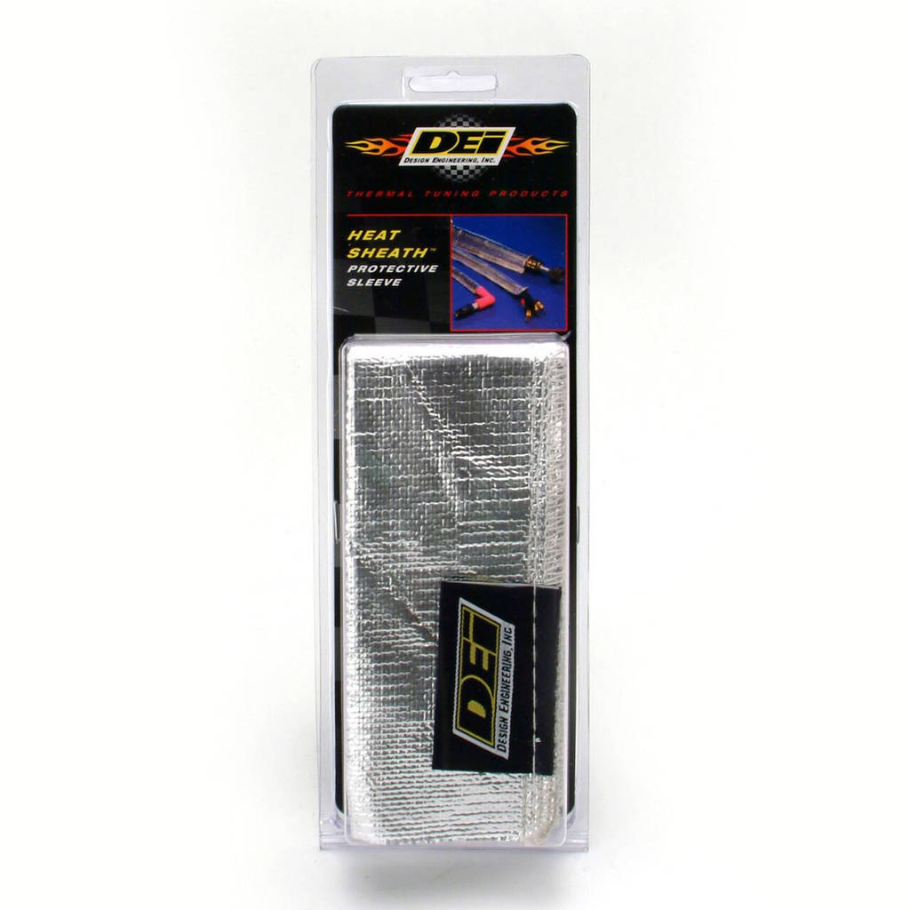 DEI 010404 Heat Sheath 1-1/4" I.D. x 3ft AluMINIzed Sleeving-sewn edge Photo-2
