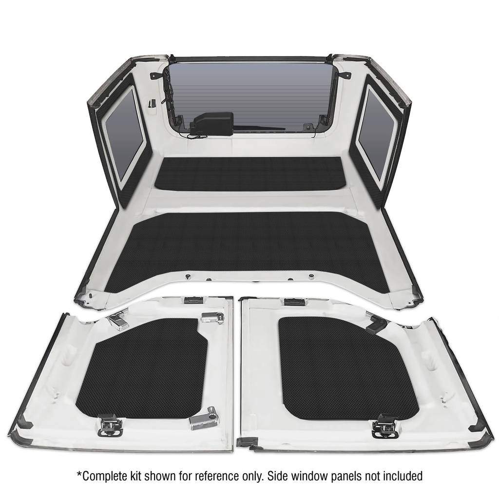 DEI 050137 Sound Deadening Headliner JEEP Wrangler 2011-up 4 Dr 4-pc Black Photo-1